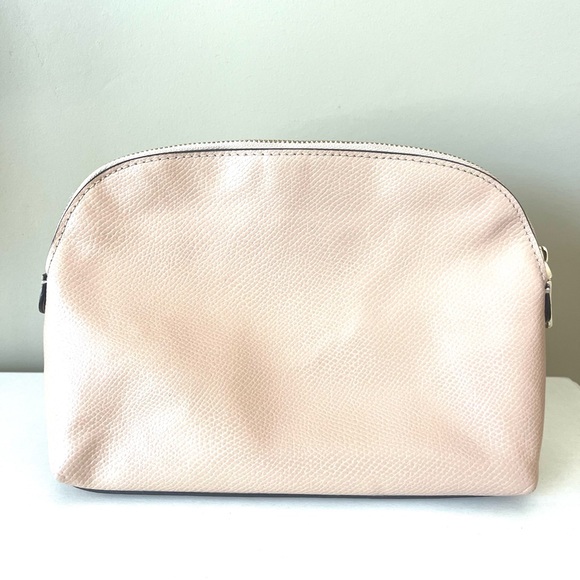 Coach Beige/Tan Leather Clutch/Cosmetic Case - Picture 2 of 12